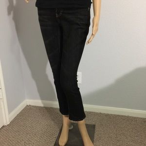 White House/Black Market Black Jeans (Capri)